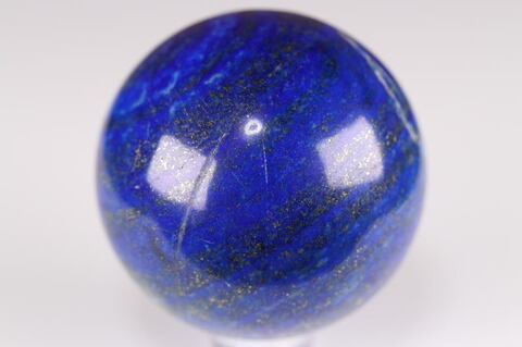 秘蔵品！濃厚ブルー！アフガニスタン産ラピスラズリ丸玉48ｍｍ【最高品質・光沢・激レア】