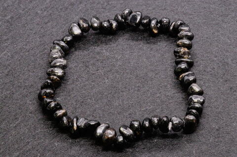 極上！高波動グリーンランド産ヌーマイト・ブレスレット14.3g【最高品質・高波動・光沢・超激レア】