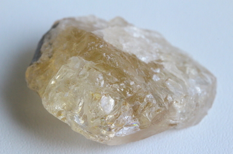 超激レア！オレンジピーチカラー72.1ct！ガラス光沢！超高波動ロシア産フェナカイト原石【最高品質・超透明・超光沢・レインボー・超激レア】