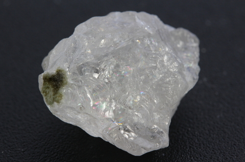 極上！超透明39.5ct！まるごとガラス光沢！超高波動ロシア産フェナカイト原石【最高品質・超透明・超光沢・レインボー・超激レア】