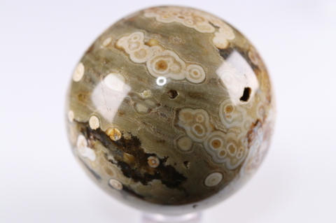 極上51mm！マダガスカル産オーシャンジャスパー丸玉 【最高品質・光沢・激レア】 