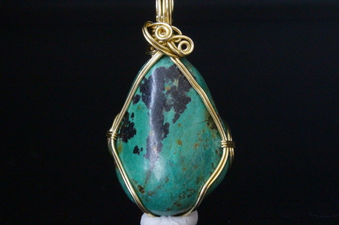 超激レア！イスラエル産エイラットストーン・ペンダント2【高品質・超激レア】