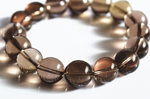 幻のウラルレムリアン！大玉14mm完全透明！高波動ウラル産レムリアン水晶ブレスレット【最高品質・高波動・超透明・超光沢・超超激レア】