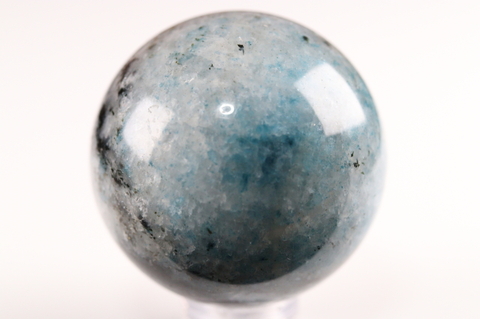 極上40mm！ロシア産カイヤナイト丸玉【最高品質・光沢・超激レア】