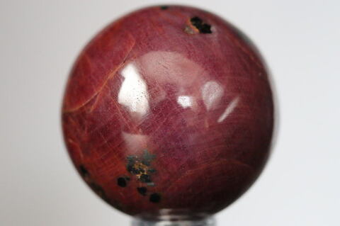 濃厚！高品質インド産ルビー40mm丸玉【高品質・光沢・激レア】