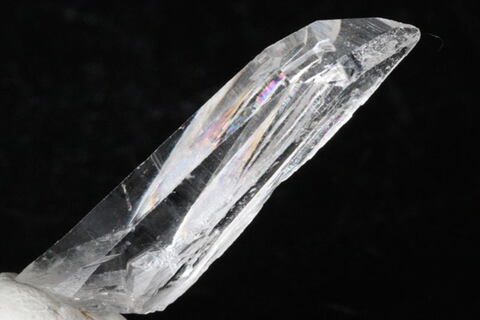 超透明！ツイン＆レインボー！高千穂産天岩戸水晶6.4g【最高品質・超透明・超光沢・レインボー・超激レア】