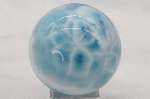 極上ビッグサイズ！最高品質ラリマー46mm丸玉【最高品質・光沢・超激レア】