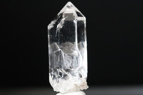 極上！DT&レインボー入り！超透明インドマニハール産水晶22.9g【最高品質・超透明・超光沢・レインボー・超激レア】