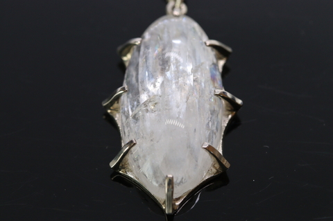 極上究極！ギラギラレインボー！シナジー12高波動レインボーナトロライト16ct・ペンダント【最高品質・高波動・透明・光沢・レインボー・超激レア】