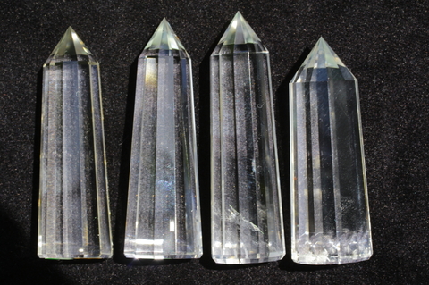 最強浄化！極上超透明12面カットヒマラヤ水晶4本セット66【最高品質・超透明・超光沢・超激レア】