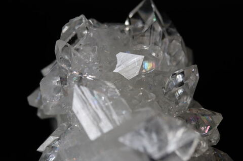 極上超透明！キラキラレインボー！インド産アポフィライト96.0g【最高品質・超透明・超光沢・レインボー・超激レア】