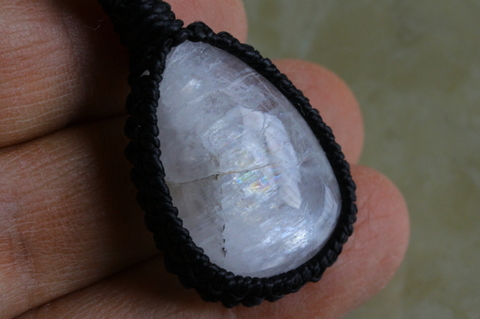 超激レア！シナジー12高波動レインボーナトロライトペンダント【高品質・高波動・透明・光沢・レインボー・超激レア】