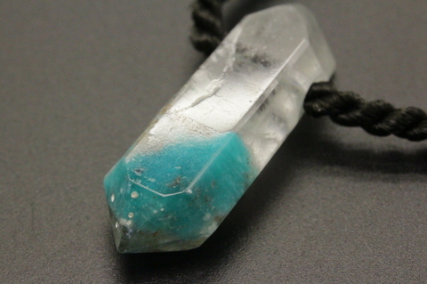 超激レア！濃厚ブルー色アホイトペンダント【高品質・透明・光沢・超激レア】