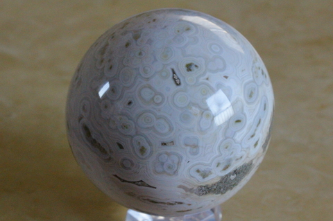 極上！高品質オーシャンジャスパー丸玉【高品質・光沢・激レア】