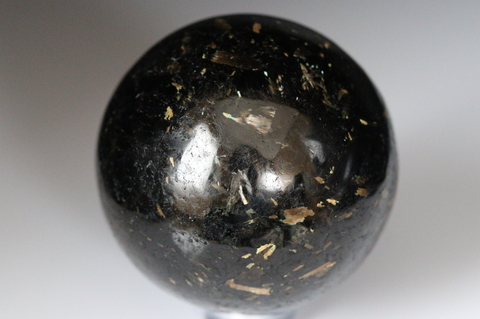 極上究極！ビッグサイズ50mm！高波動グリーンランド産ヌーマイト丸玉【最高品質・高波動・光沢・超激レア】