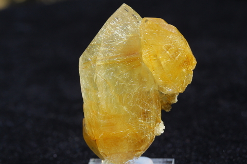 激レア！インドマニハール産ゴールドルチルクォーツ1【高品質・透明・光沢・レコードキーパー・激レア】