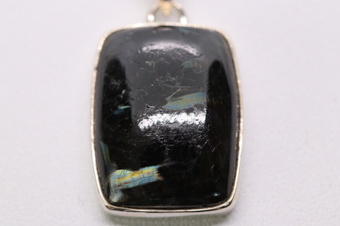 極上ギラギラ！ブルー＆ゴールド！高波動グリーンランド産ヌーマイト・ペンダント【最高品質・高波動・光沢・超激レア】