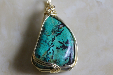 超激レア！イスラエル産エイラットストーン・ペンダント【高品質・超激レア】