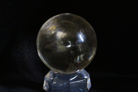 超激レア！最高品質ガネーシュヒマール水晶丸玉6【最高品質・透明・光沢・超激レア】 