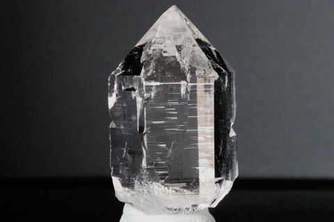 極上超透明！完全フルクリア！インドマニハール産水晶55.7g【最高品質・超透明・超光沢・レインボー・超激レア】