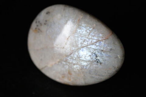 全面ブルーシラー！ロシア産ベロモライト・ムーンストーン・パームストーン16.6g【高品質・高波動・光沢・超激レア】