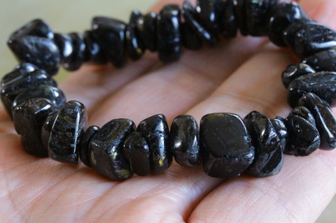 極上！高波動グリーンランド産ヌーマイト・ブレスレット2【最高品質・高波動・光沢・超激レア】