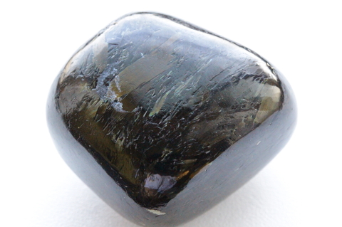 極上究極！ギラギラ！ブルー＆ゴールド！高波動グリーンランド産ヌーマイト・パームストーン36.5g【最高品質・高波動・光沢・超激レア】