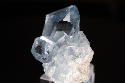 極上！超透明セレスタイト・クラスター【最高品質・超透明・超光沢・超激レア】