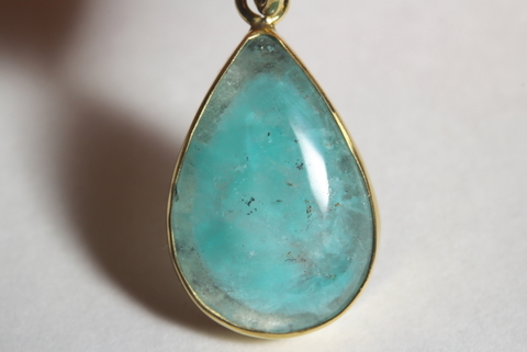 入手困難！極上！高波動！南アフリカ産アホイト・14Kペンダント【最高品質・透明・光沢・超激レア】