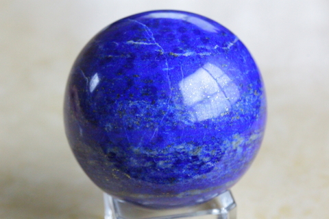 極上ブルーカラー！最高品質ラピスラズリ丸玉【最高品質・光沢・激レア】