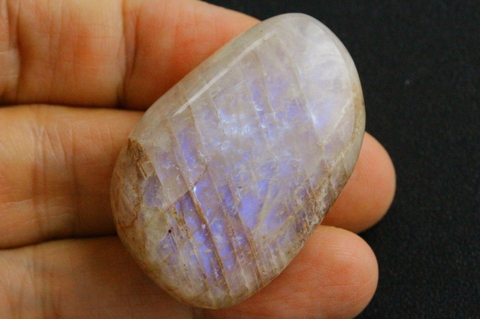 極上ブルーシラー！ロシア産ベロモライト・ムーンストーン・パームストーン34.1g【最高品質・高波動・透明・光沢・レインボー・超激レア】