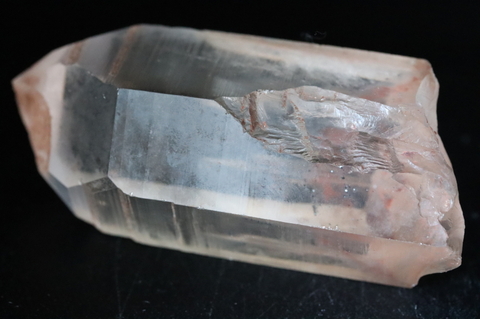 強烈セルフヒールド！高波動ロシア産ピンクシベリア水晶98.4g【最高品質・高波動・透明・光沢・超激レア】