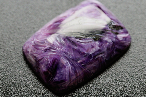 極上！濃厚パープル！ロシア産チャロアイト27mm【最高品質・光沢・激レア】