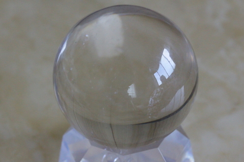 超激レア！最高品質ガネーシュヒマール水晶丸玉【最高品質・透明・光沢・超激レア】 