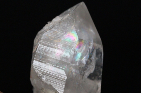 強烈レインボー＆レコードキーパー！高波動ウラル産レムリアン水晶71.9g【最高品質・高波動・透明・光沢・レインボー・超激レア】