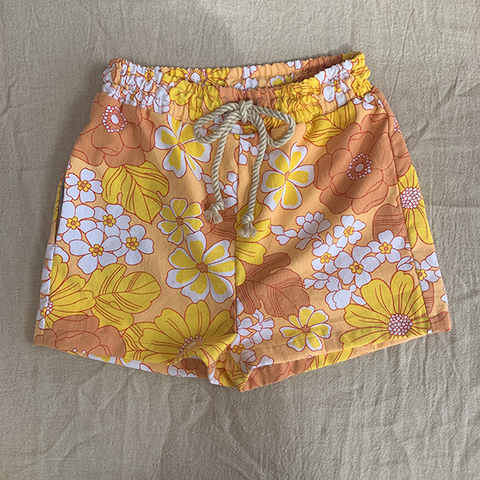 Beach shorts  for WOMEN(coral orange)