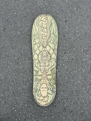 芽育雪板 ROUNDTAIL featuring BIGFOOT ＆matatabihandworks
