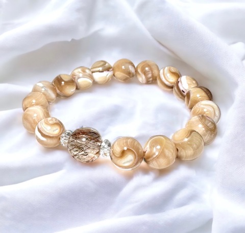 SVブレス　 マザーオブパール×エレスチャル