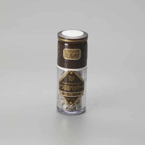 つぶ塩ペッパーミル付き 40g