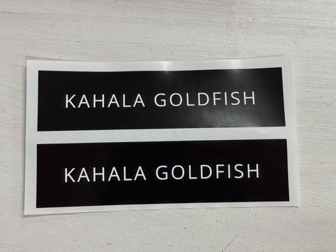 新　kahalaステッカー  2枚組