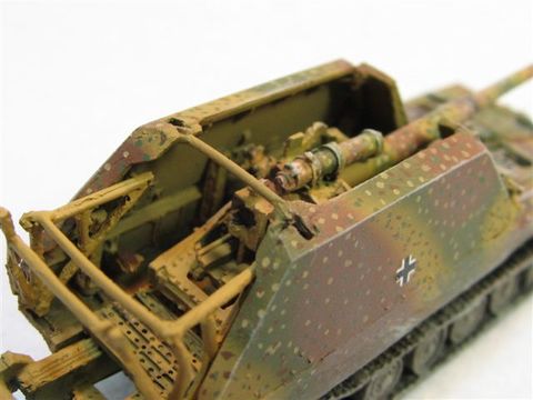 ドイツ軍兵装運搬車輌 グリレ17ｃｍカノン砲
