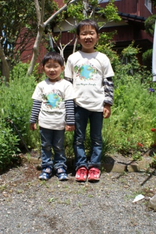オーガニックTシャツ　Save Mayan　Juangle
