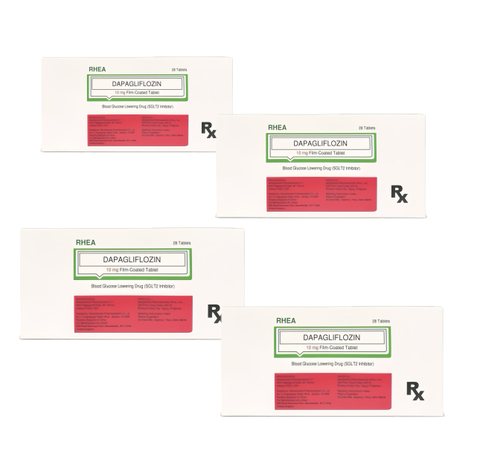 4個セットDAPAGLIFLOZIN 10mg（ダパグリフロジン・フォシーガ)