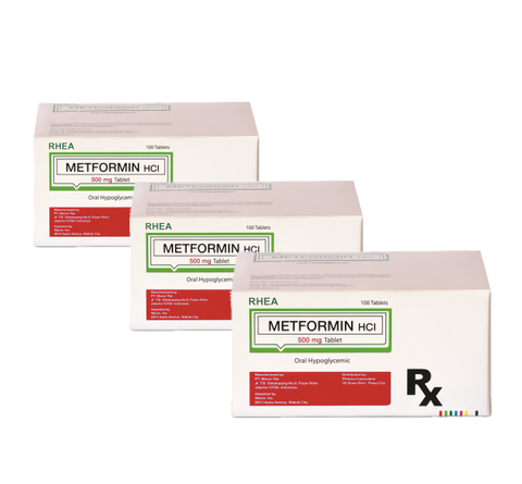 3個セットMetformin（メトホルミン）500mg