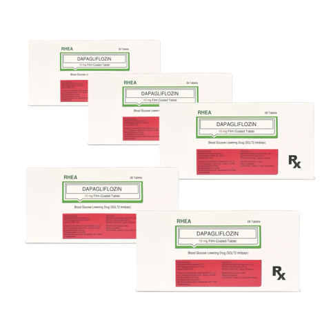 5個セットDAPAGLIFLOZIN 10mg（ダパグリフロジン・フォシーガ)