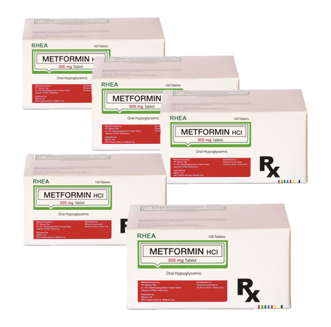 5個セットMetformin（メトホルミン）500mg