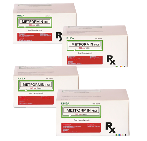 4個セットMetformin（メトホルミン）500mg