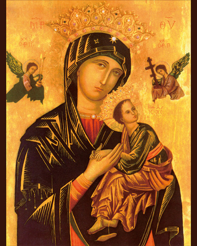 ご絵「絶えざる御助けの聖母」