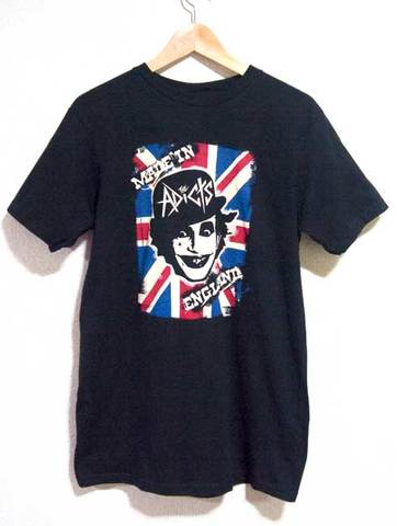 【The ADICTS】アディクツ "made in England" Ｔシャツ（M）