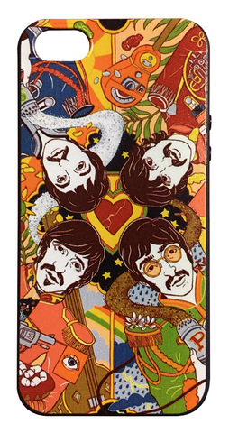 【The Beatles】ザ・ビートルズ「サージェント・ペパーズ・ロンリー・ハーツ・クラブ・バンド」iPhone５s/iPhoneSE（第１世代）シリコン TPUケース⭐️全国送料無料